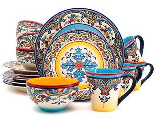 Zanzibar 16 Piece Dinnerware Set, Service for 4