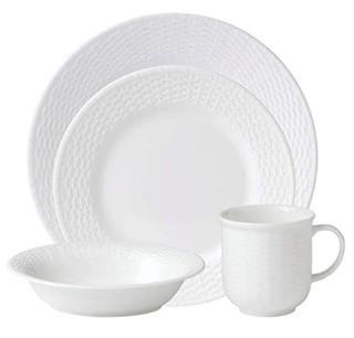 Nantucket Basket Bone China 4 Piece Place Setting, Service for 1