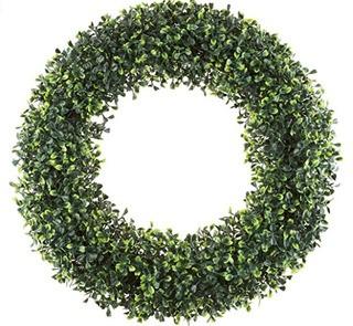 Round Artificial 19.5" Boxwood Wreath