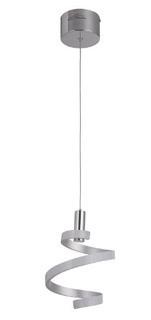 Dormer 1-Light LED Novelty Pendant Matte Silver