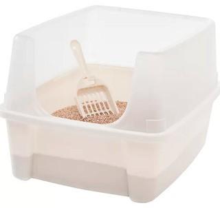 Holgate Standard Litter Box with Scoop, Ivory