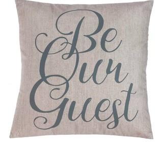 Hunterdon Be Our Guest Throw Pillow 18x18"