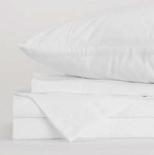 Jennifer Adams Home Lux Sheet Set, King, White+ 2 Extra Pillow Cases