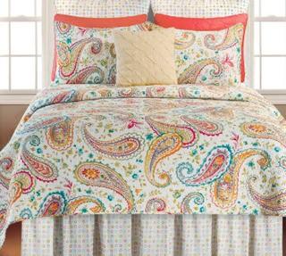 Heitz Cotton Reversible Quilt Set, Twin