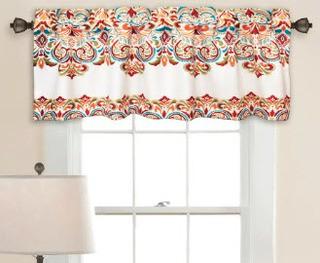 (2)Bridgetown Room Darkening 52x18" Curtain Valance