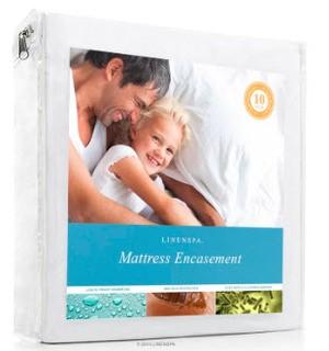 Linenspa Encasement Waterproof Mattress Cover, Twin 