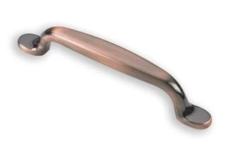 Penny Saver 3 3/4" Center Arch Pulls  Fine Brushed Antique Copper, 
