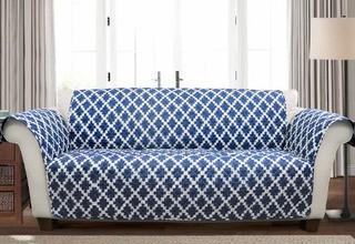 Wellow Ikat T-Cushion Slipcover-Loveseat Up To 44"