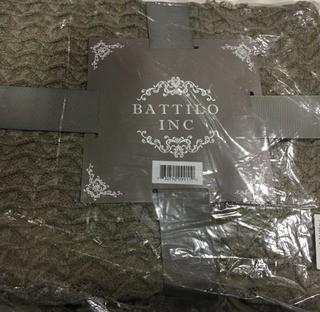 Battilo Inc. Knitted Throw, Taupe 