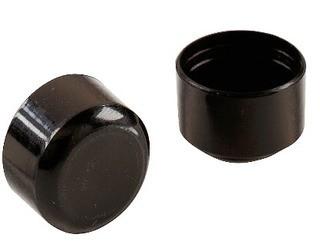 (6) Everbilt?1 Inch Plastic Leg Tips Black 4PK 