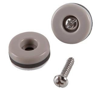 (6) Everbilt 22mm Low Friction Self-Wearing Pads on Furniture, Pack of 8