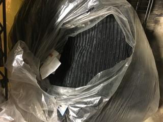 Dark Grey Fabric Bean Bag Chair