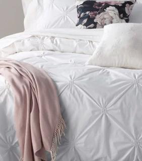 Distinctly Home Duvet Cover Set,Queen, Rosette Square 