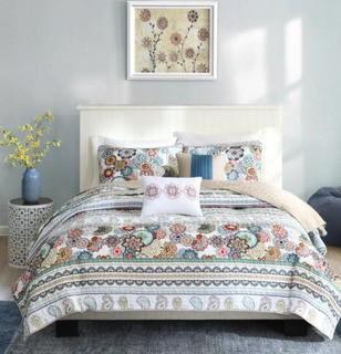 Lacie 5-Piece Multi Full/Queen Global Coverlet Set