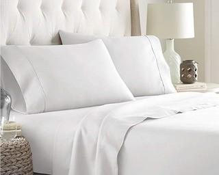 1800 Series Luxurious 4pc Sheet Set - White - Queen