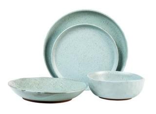 Kaya Blue 16-Piece Dinnerware Set