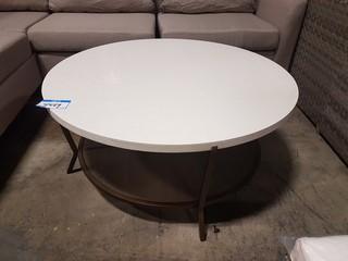 42" Coffee Table with Top - top cracked, As Is