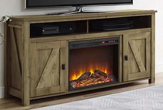 Ameriwood Home Farmington Electric Fireplace TV Console for TVs up to 60"