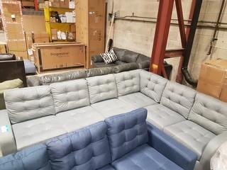 Grey Unholstered Sectional