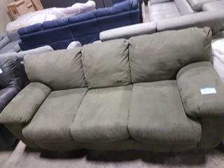 Olive Green Fabric Sofa