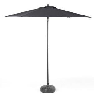 Home Trends 7' Push Up Umbrella - Black