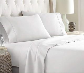 1800 Series Luxurious 4 Pc Sheet Set - White - King