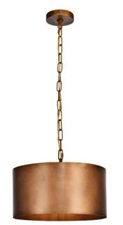 Living District LD6015D15BR Miro 1 Light 15 inch Manual Brass Pendant Ceiling Light