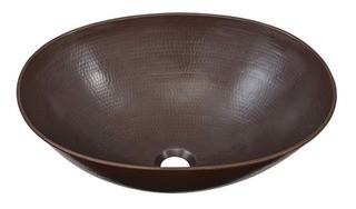 Sinkology Metal Oval Vessel Bathroom Sink 