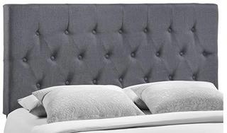 Modway Furniture - Tufted Queen Headboard - Smoke Grey - MOD-5202-SMK