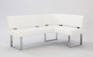 Linden-nook Chintaly Imports Furniture Linden White Pu Nook