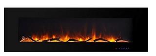 Valuxhome - Lexey 60 - blk - Electric Fireplace