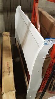 White Wooden Bed Frame - Queen