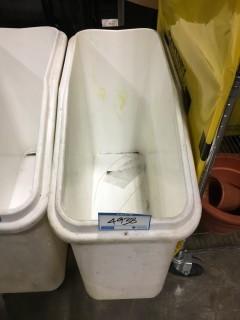 Resin Food Container on Wheels