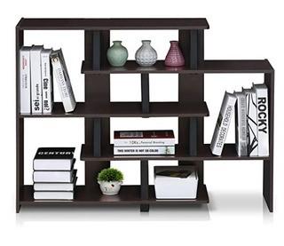 
Furinno 17035EX/BK 5-Tier Storage Shelf, Espresso/Black