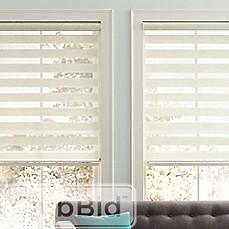 REAL SIMPLE(R) SHEER LAYERED 50-INCH X 72-INCH SHADE IN NATURAL