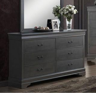 Furniture of America Bedroom Dresser, Gray CM7866GY-D