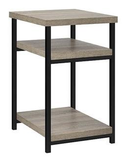 Ameriwood Home Elmwood End Table, Distressed Gray Oak (5048096PCOM)