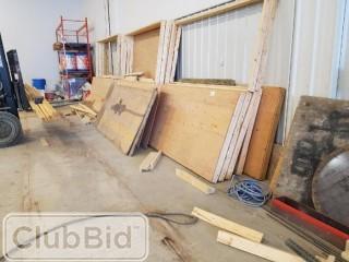 Lot of Asst. Lumber and Plywood. 