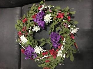 20" Flower Wreath 