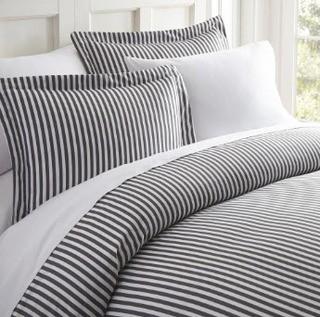 Sherman Duvet Cover Set, Queen,Grey