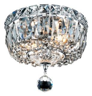 Fulham 2-Light Flush Mount, Chrome