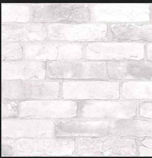 (3)Loft Brick Peel and Stick 18' x 20.5" Wallpaper Roll