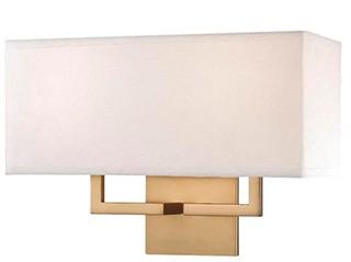 Sea Mills 2-Light Armed Sconce Honey Gold