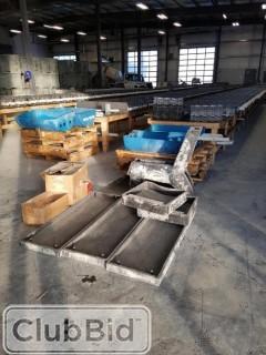 Lot of Concrete Bench Molds. 