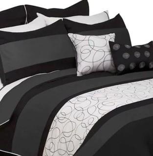 Neptune Eight-Piece Comforter Set, Queen
