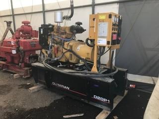 2005 Olympian D20P1 Generator c/w Diesel, 25 KVA, 20 KW, 208/120 Volt, 3 Phase. Showing 67.95 Hours. Work Orders Available. Wheatland County. Unit # 906. Control # 8293. S/N OLY0000VNP00562 