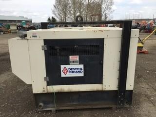 Stamford Skid Mounted Generator c/w Single Phase, 20 KVA. M05A07096-1. Control # 8473. 