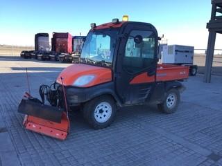 Kubota RTV 1100 Utility Vehicle c/w Front Hyd. Blade. Showing 1,552 Hours. S/N 19517 