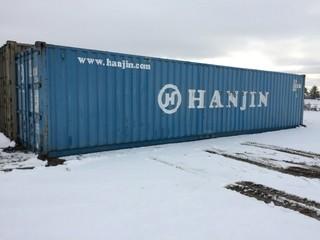 40' Storage Container c/w Shelves. S/N HJCU 7449676 
