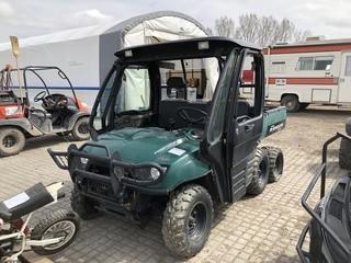 2007 Polaris Ranger 6x6 Side By Side ATV  S/N 4XARF68A674396869 c/w 700cc EFI, Cab. Requires Repair.